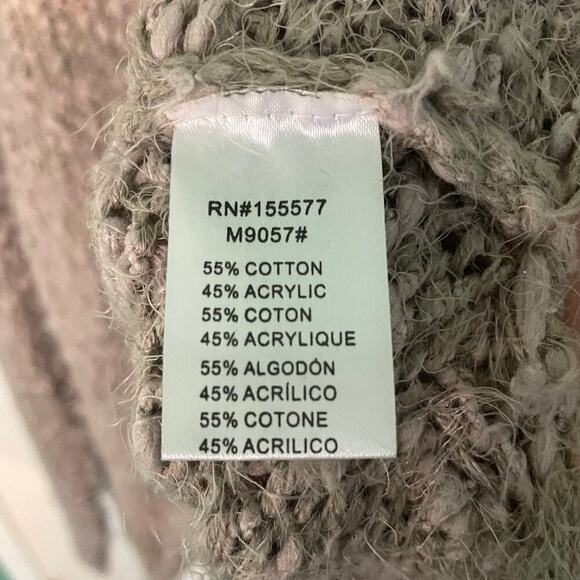 Miracle Gray Sweater Super Soft Chunky Knit Long Sleeve Oversized Fit Size Small - Picture 3 of 5